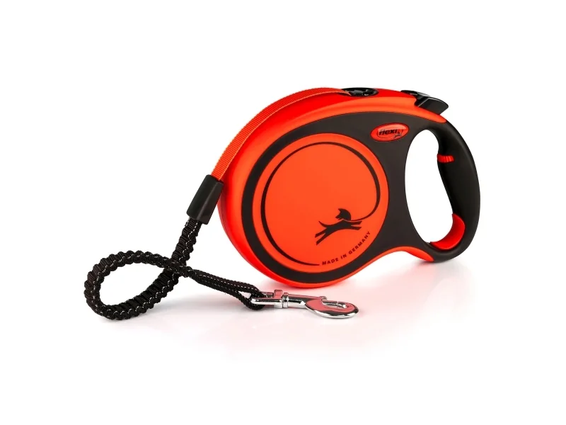 Flexi XTREME nauhakelatalutin L, 8 m, musta/oranssi