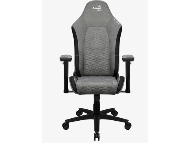 Aerocool Crown AeroSuede -pelituoli - Kiviharmaa