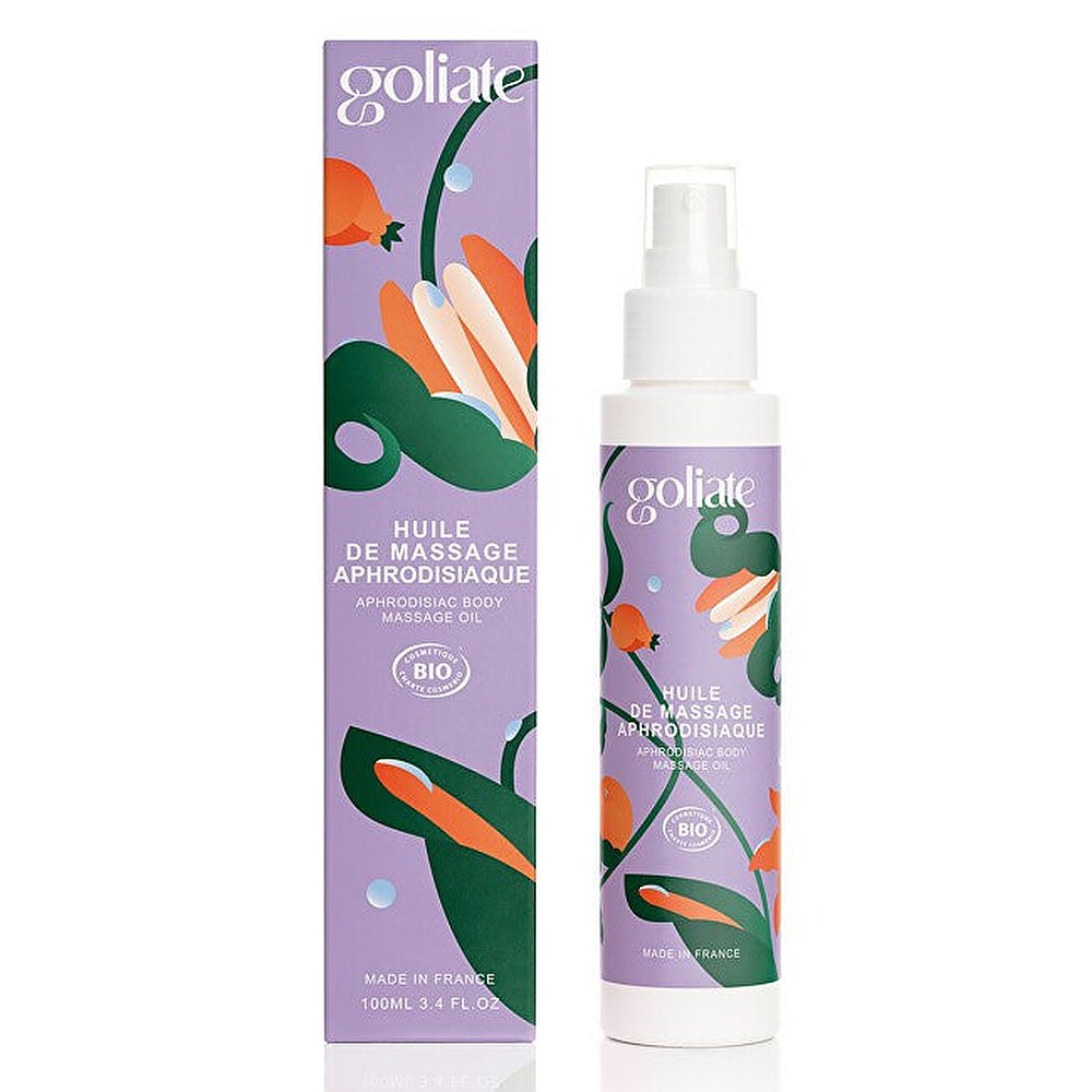 Goliate ORGANIC Aphrodisiac-vartalohierontaöljy 100ml