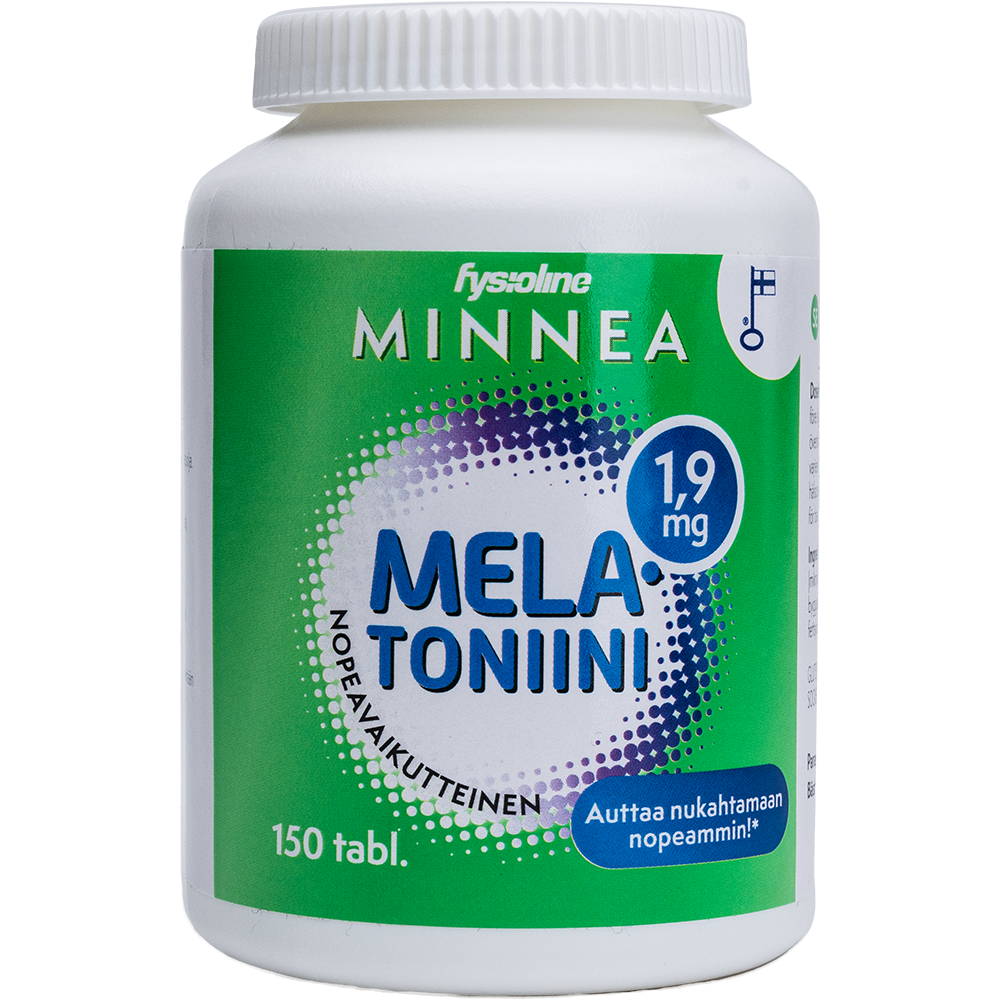 Minnea Melatoniini nopeavaikutteinen 1,9 mg 150 tabl