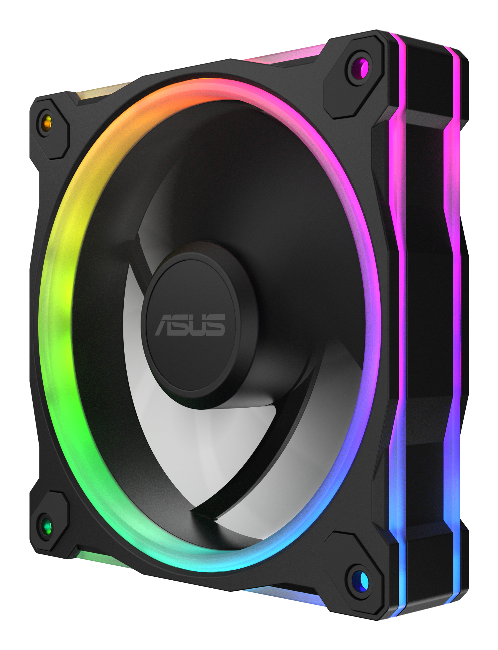 ASUS PRIME MR120 Reverse PWM ARGB -tuuletinsarja, liukulaakeri, 120 mm, 3 kpl, musta