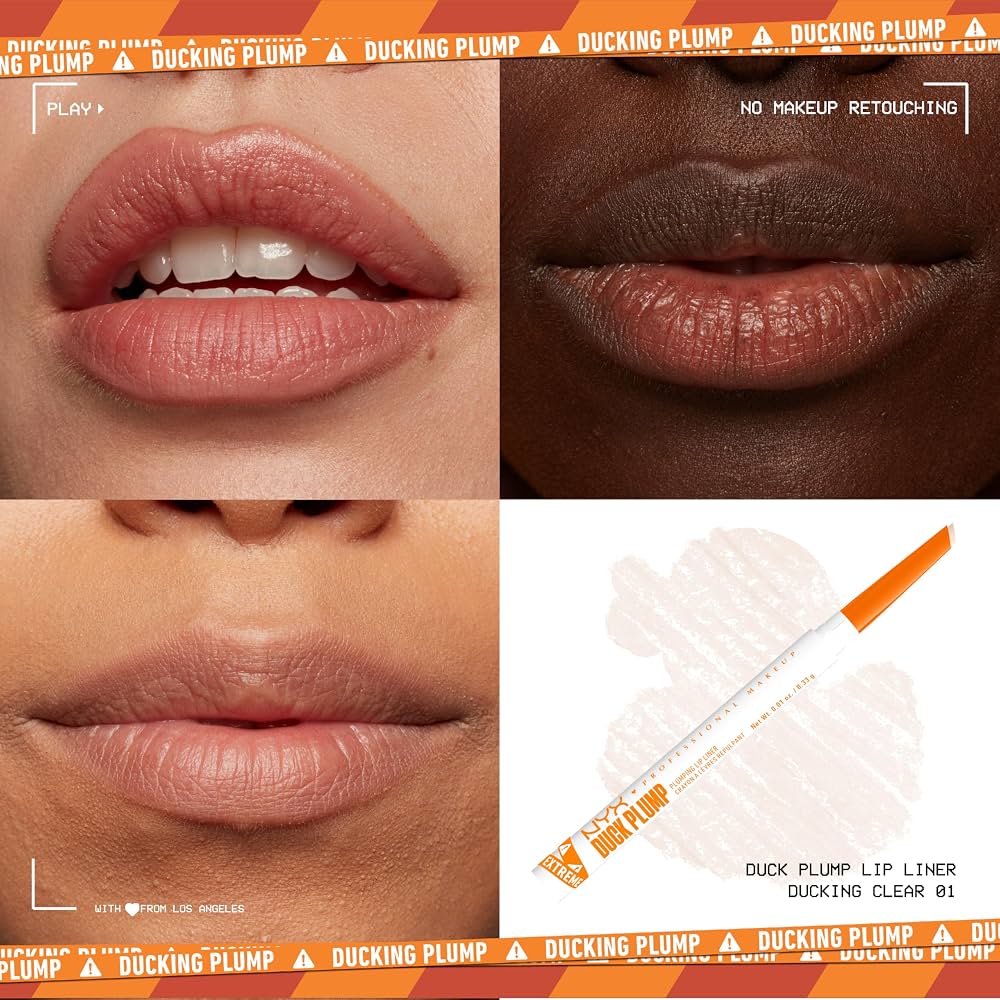 NYX Ammattimainen meikki Duck Plump Lip Pencil Plumping Effect Color Ducking Clear 0,33 g