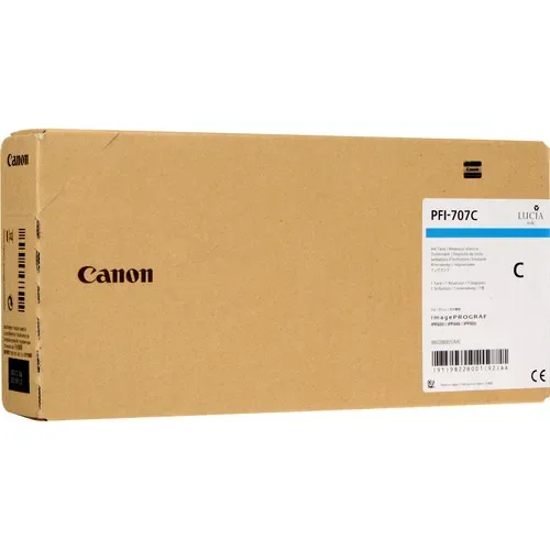 Canon PFI-707C -mustekasetti, 700 ml, cyan