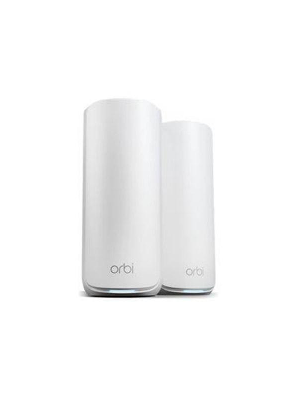Netgear Orbi 870 Series RBE872 -mesh WiFi -järjestelmä, Wi-Fi 7, BE21000, Tri-band, 2 kpl, valkoinen