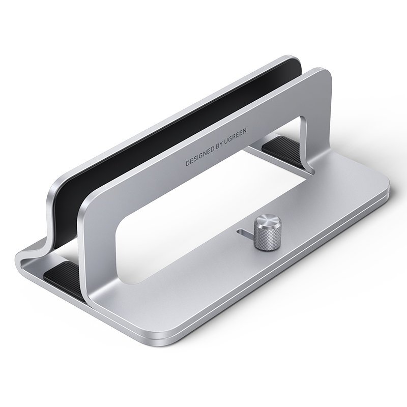 UGREEN Aluminum Vertical Stand Holder Stand for MacBook Laptop Tablet Silver (20471 LP258)