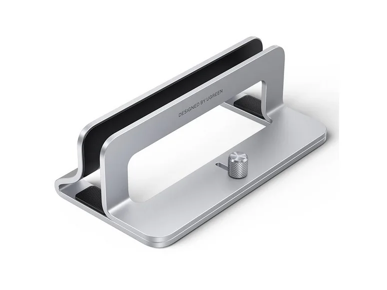 UGREEN Aluminum Vertical Stand Holder Stand for MacBook Laptop Tablet Silver (20471 LP258)