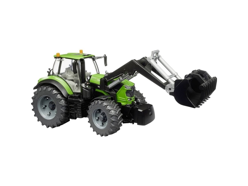 Bruder Deutz 828 TTV traktori etukuormaajalla