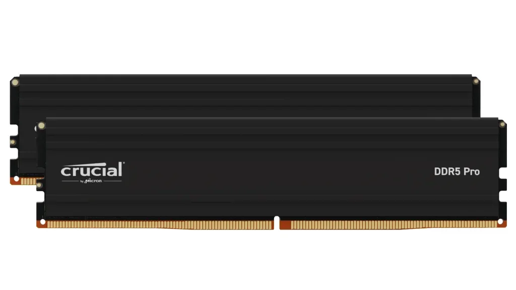 Crucial Pro 64GB paketti DDR5-5600 UDIMM CL46 (16Gbit), (2x32GB)