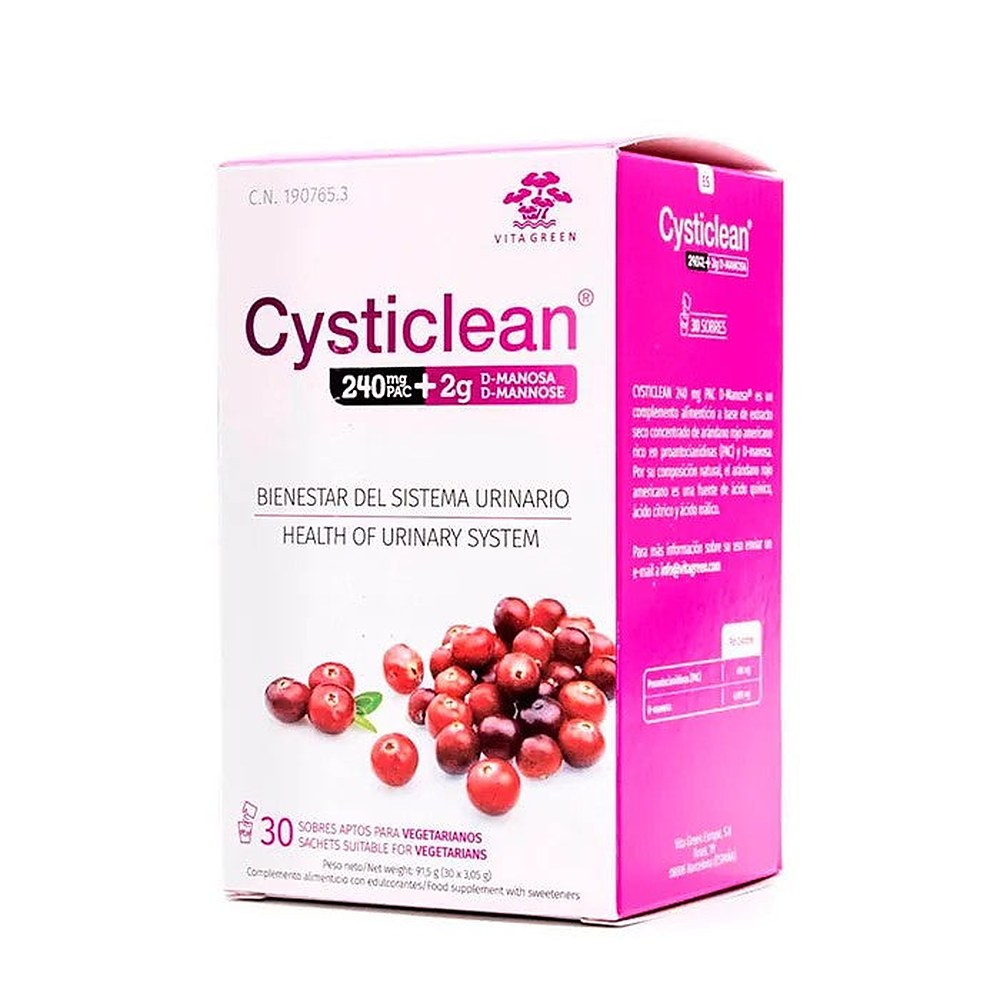 Cysticlean Virtsatiejärjestelmän Wellness 30 pussia 240 mg