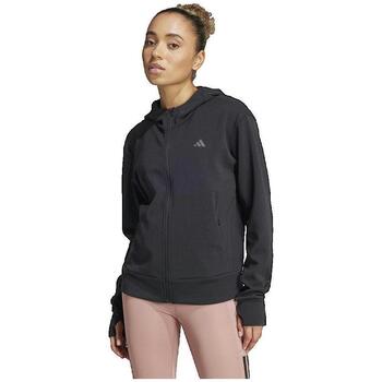 ADIDAS PERFORMANCE Urheilullinen collegetakki 'Designed 4 Training' tummanharmaa / musta