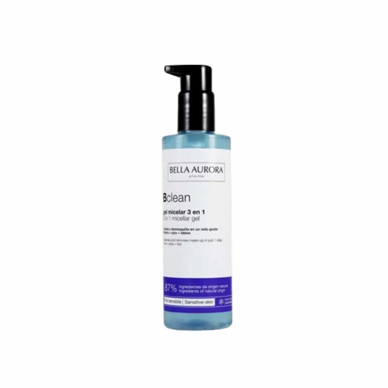 Bella Aurora Bclean 3 in 1 miselligeeli herkälle iholle 200 ml