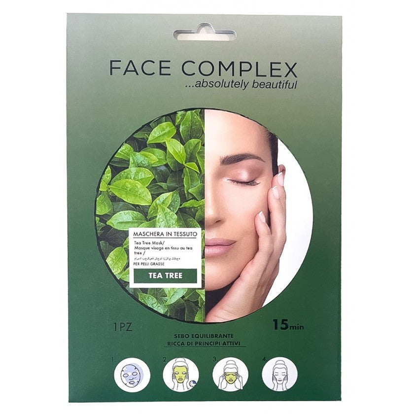 Face complex Kankainen kasvonaamio rasvaiselle iholle kosteuttava anti-akne 1 kpl 1 yksikkö