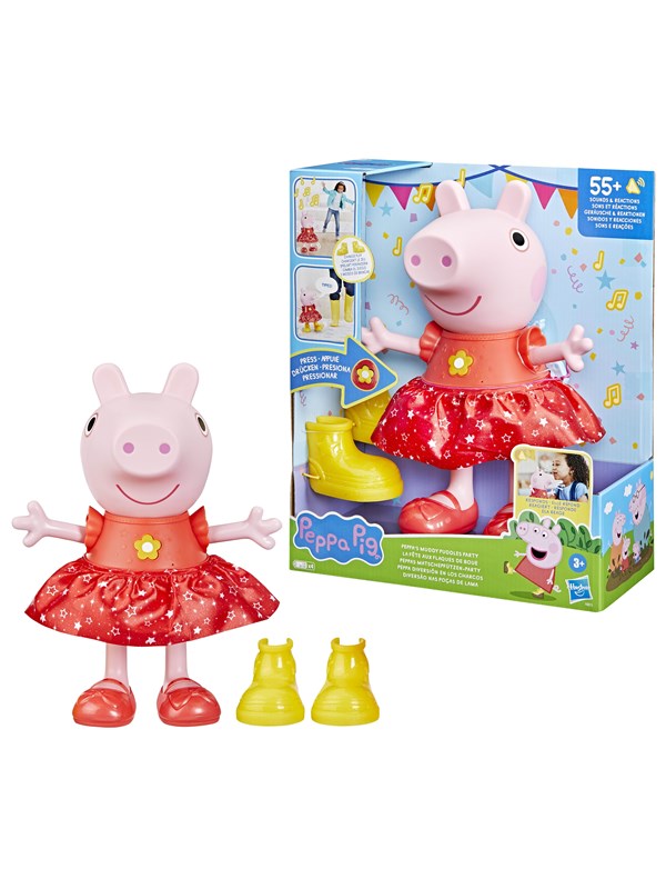 Greta Gris Muddles Puddles Party Interaktiv Docka