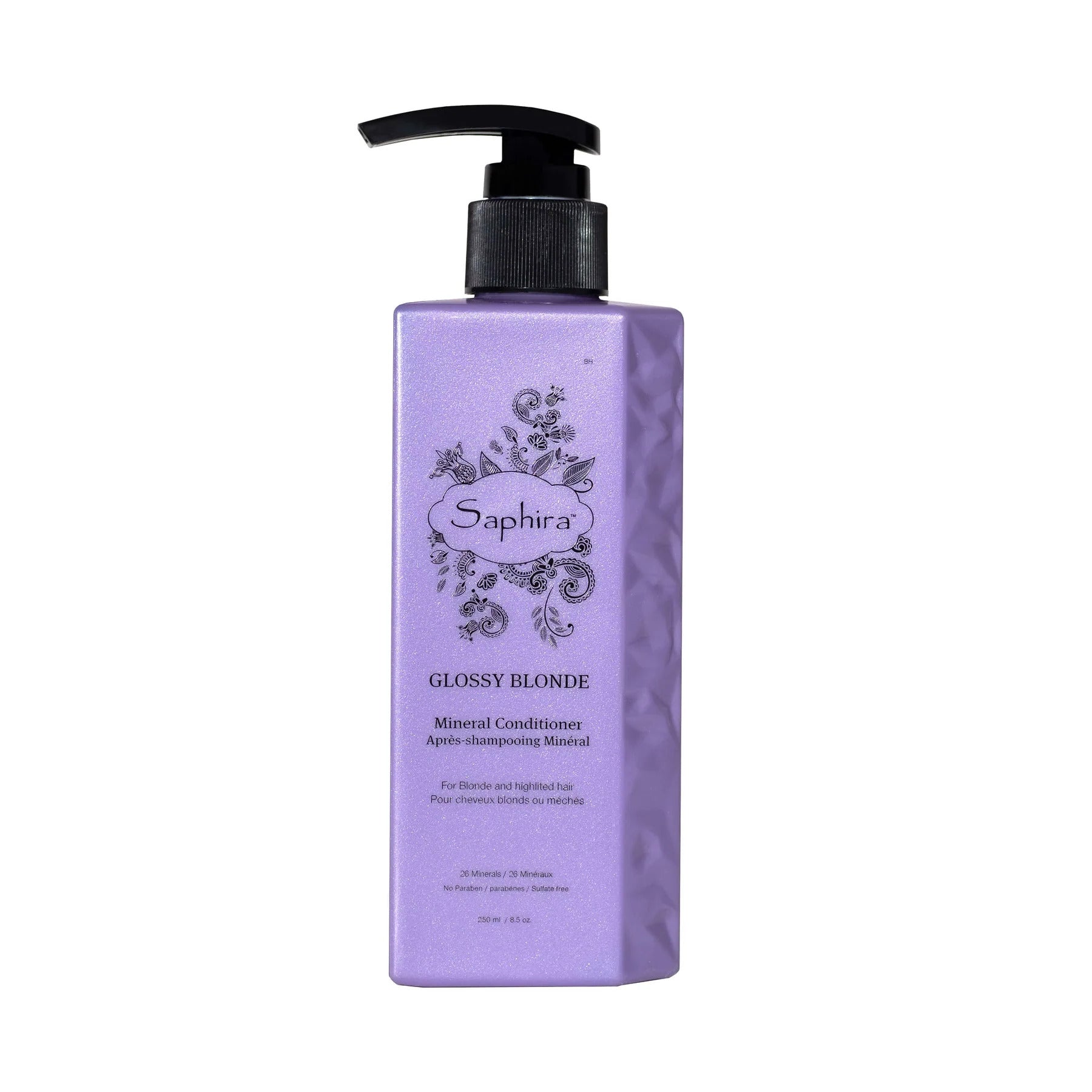 Saphira Glossy Blonde Hair Conditioner kosteuttava ja väriä suojaava hoitoaine 250 ml