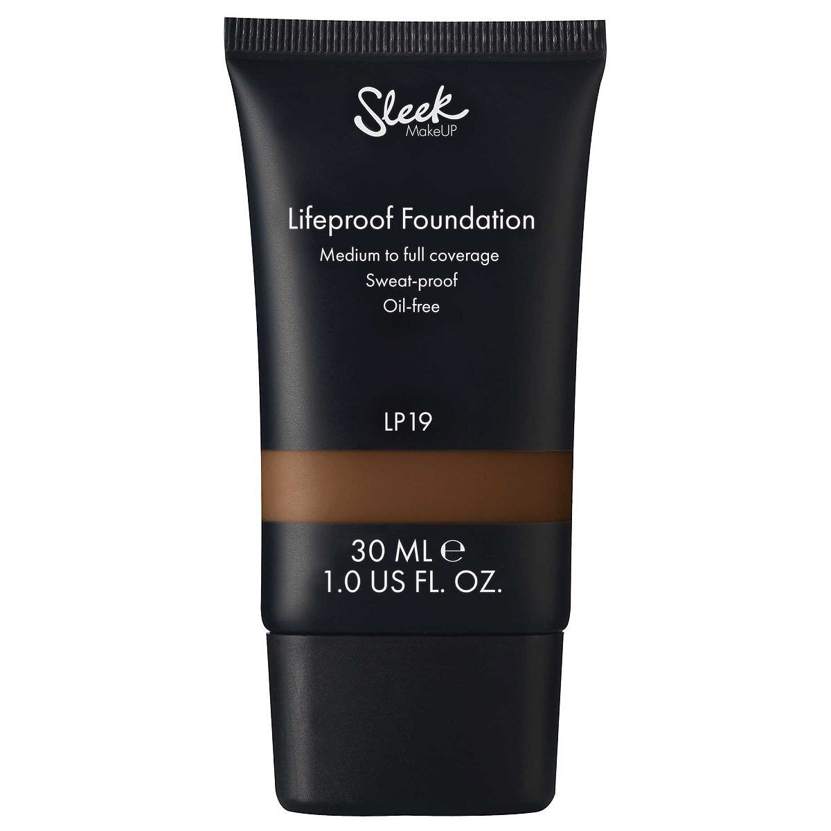 Sleek MakeUP Elinkestävä Oil Ilmainen High Cover Cream Foundation Lp19 30 ml