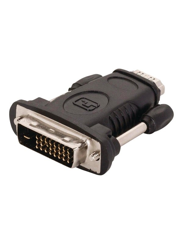 Nedis HDMITM -sovitin | DVI-D 24+1-Pin Uros | HDMITM Ulostulo | Niklattu | Suora | ABS-Muovi | Musta | 1 kpl | Laatikko