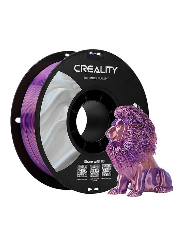 Creality Creality CR-PLA Silk - 1.75mm - 1kg Vaaleanpunainen/Violetti 6971636405559 Vastaa: N/A
