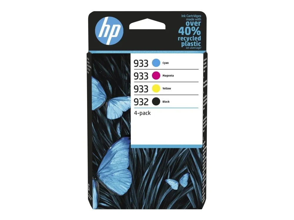 HP 932 / 6ZC71AE 4-Pack Väri Ink