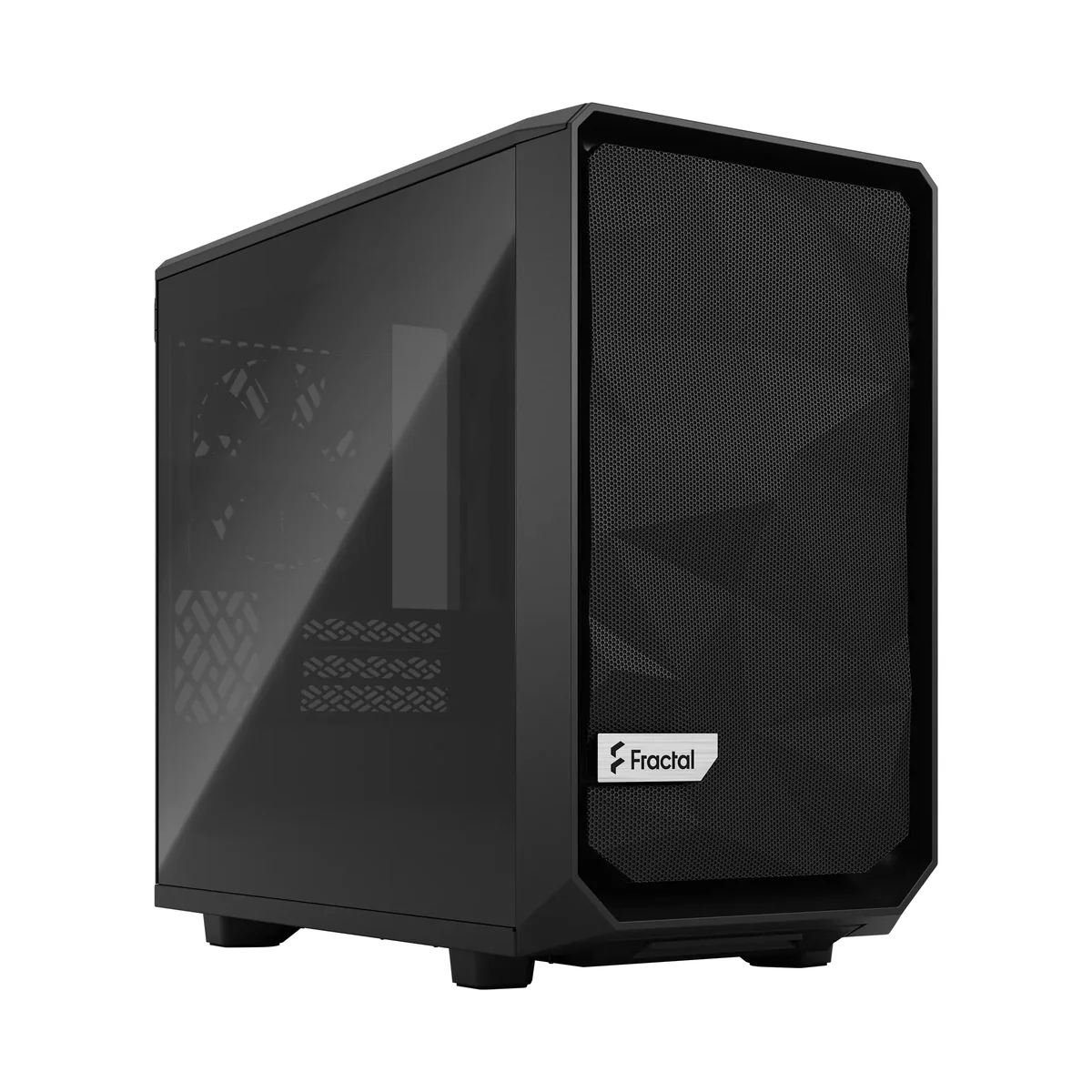 Fractal Design Meshify 2 Nano - Black TG Dark Tint - Kotelot - Miditower - Musta