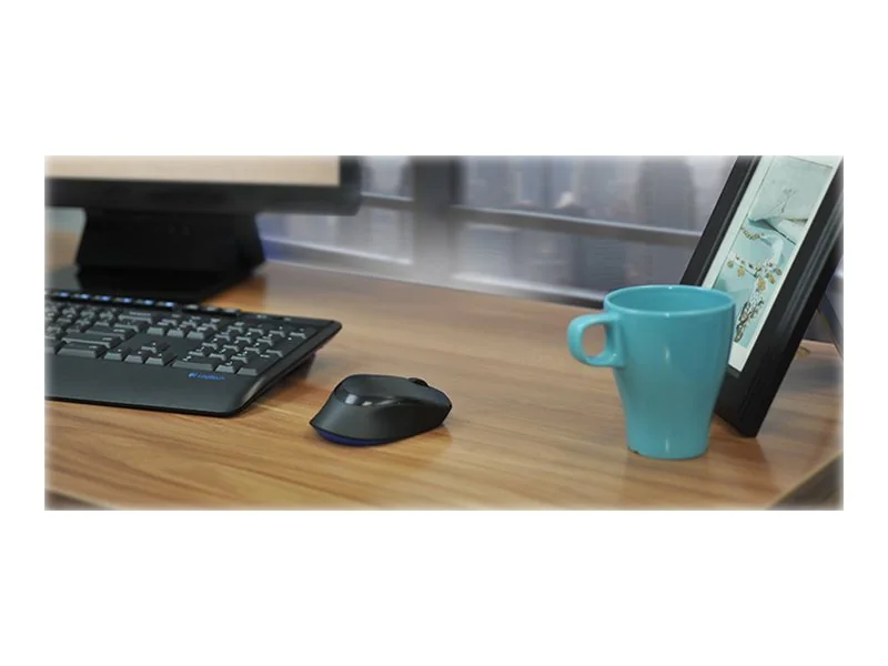 Logitech MK345 Langaton yhdistelmä - Yhdysvallat - Näppäimistö ja Hiirisetti - Universal - Musta