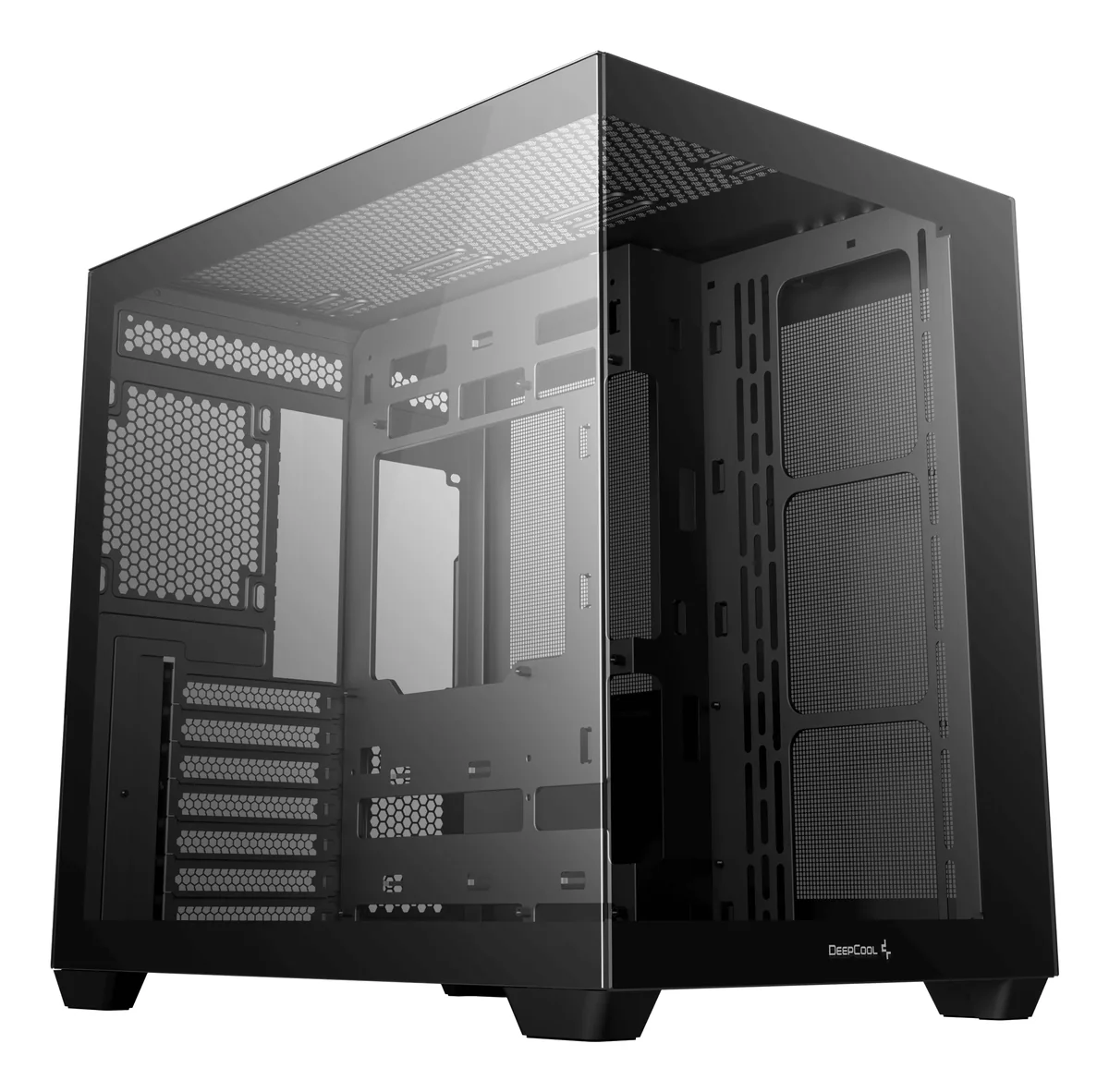 DeepCool CG530 -miditornikotelo ikkunalla, musta