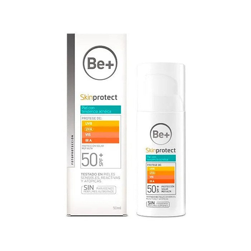 Be+ Skinprotect Akne skin Spf50 50ml