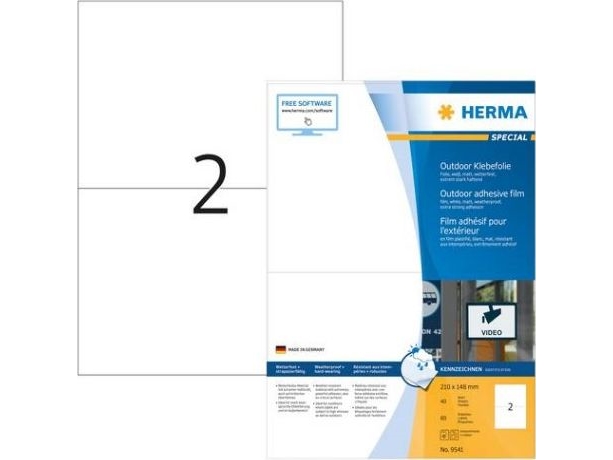 Herma label outdoor film extra strong 210x148 (80)