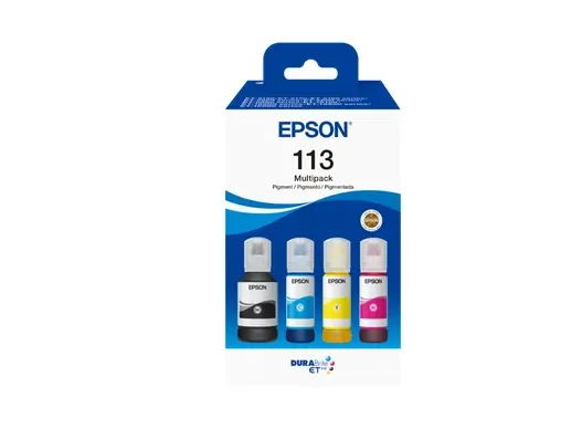 Epson 113 Multipack - 4-pack - black yellow cyan magenta - original - ink refill