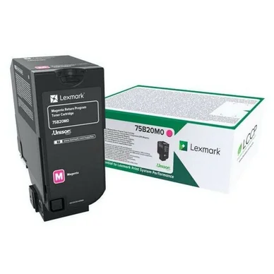 Lexmark 75B20M0 Standard -laservärikasetti, magenta