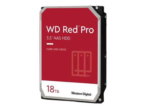 WD Red Pro - 18TB - Kovalevy - WD181KFGX - SATA-600 - 3.5"