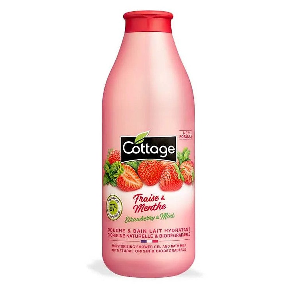 Cottage Kosteuttava suihkumaito mansikka & minttu 750 ml