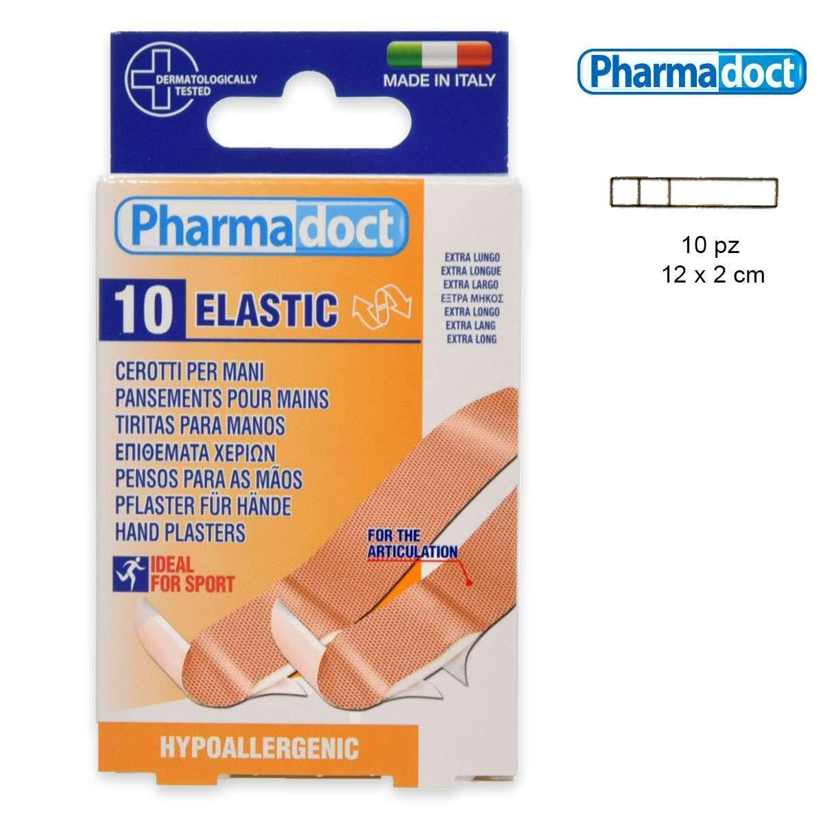 Pharmadoct Elastiset puuvillaset sormilaastarit Extension 10 kappaletta