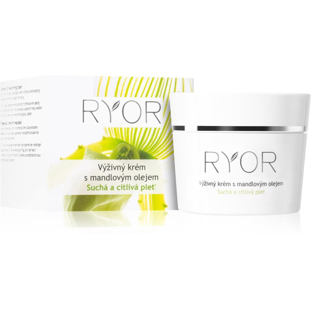 RYOR Kuivalle ja herkälle iholle ravitseva voide manteliöljyllä 50ml