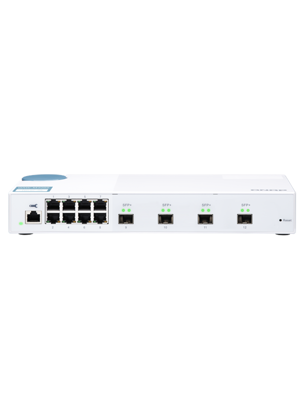 QNAP QSW-M408S 10 GbE Layer 2 -verkkohallittava kytkin