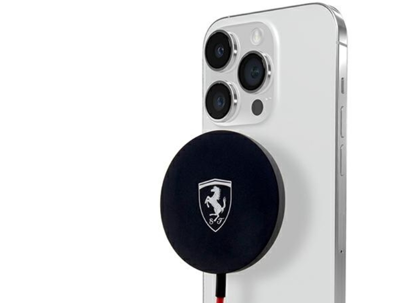 Ferrari 15W MagSafe Wireless Charger - Black