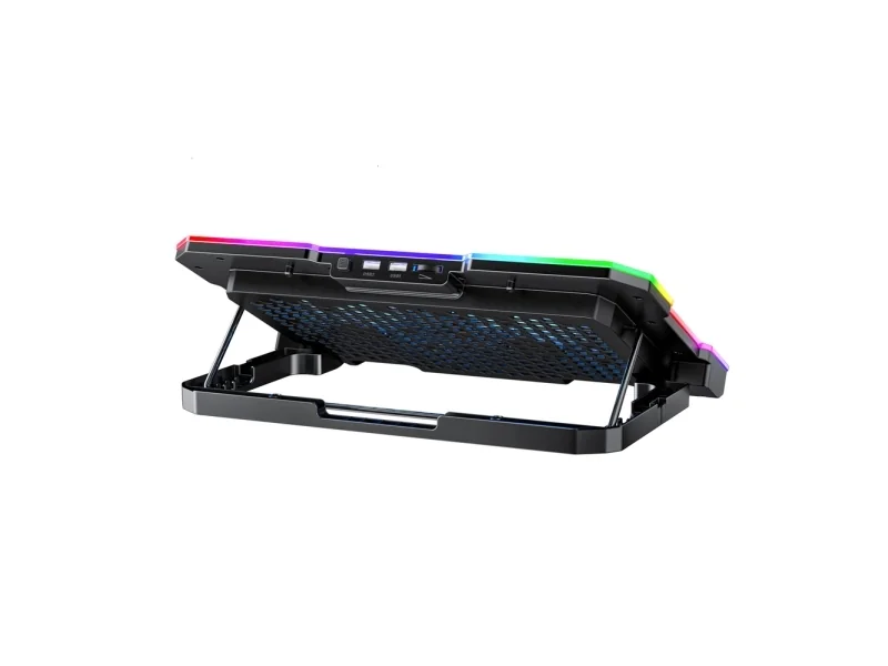 Wozinsky WDCX-A26 NitroCool RGB kylplatta för gaming-laptop - svart