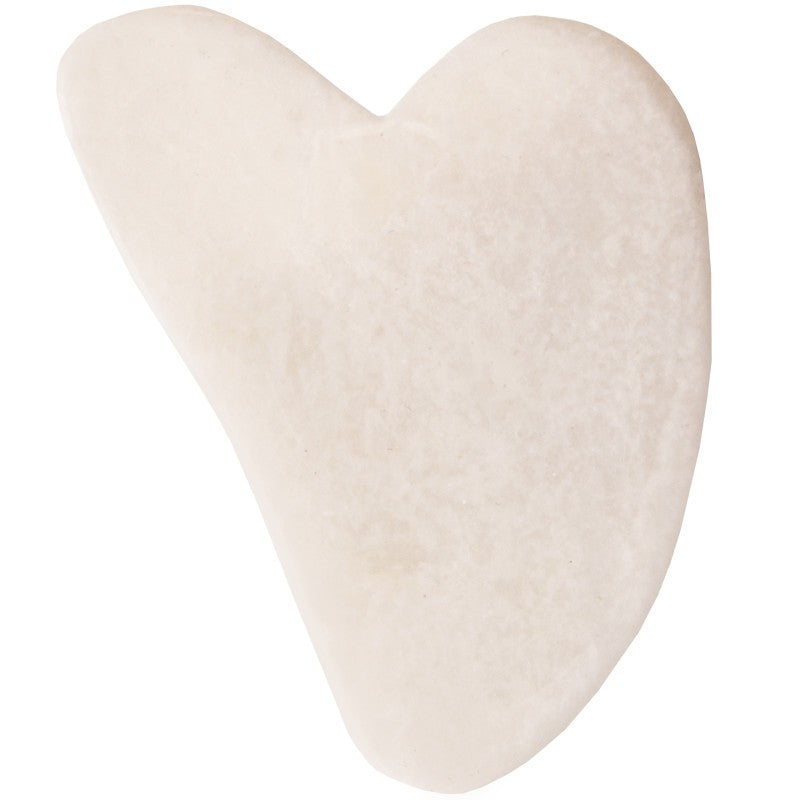 Gua Sha Stone kasvohierontaan eri väreissä valkoinen