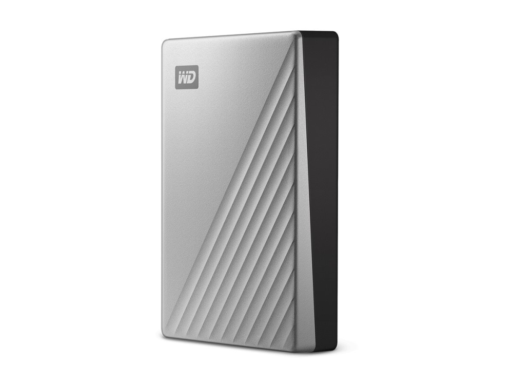 WD My Passport Ultra for Mac - Ulkoiset kovalevyt - 6TB - hopea