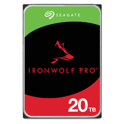 Seagate IronWolf Pro ST20000NT001 - Kiintolevy - 20 TB - sisäinen - 3,5 - SATA 6Gb/s - 7200 rpm - puskuri: 256 MB - 3 vuoden Seagate Rescue Data Recovery -paketin kanssa