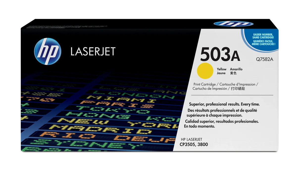HP Color LaserJet Q7582A -laservärikasetti, keltainen