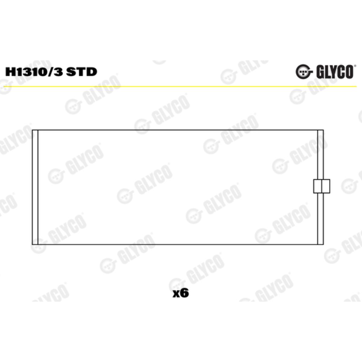 Runkolaakeri GLYCO H1310/3 STD