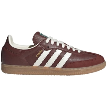 ADIDAS ORIGINALS Matalavartiset tennarit 'Samba' vaaleabeige / viininpunainen / tummanpunainen