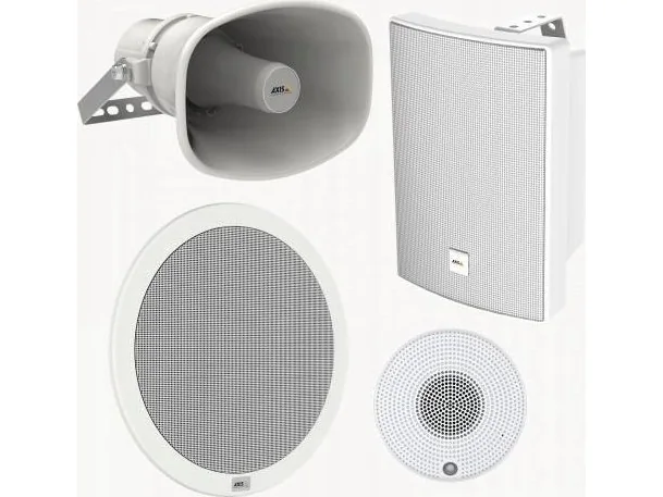 Axis C1210-E - IP-kaiutin - PA-järjestelmään - Ethernet, Fast Ethernet, PoE - Sovellusohjattu - Koaksiaali (Grillin väri - RAL 9010)