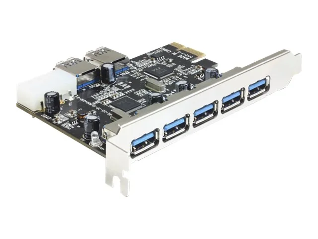 DeLOCK 89355, PCIe, USB 3.2 Gen 1 (3.1 Gen 1), 5 Gbit/s, Windows 7 Home Basic, Windows 7 Home Basic x64, Windows 7 Home Premium, Windows 7 Home Premium...