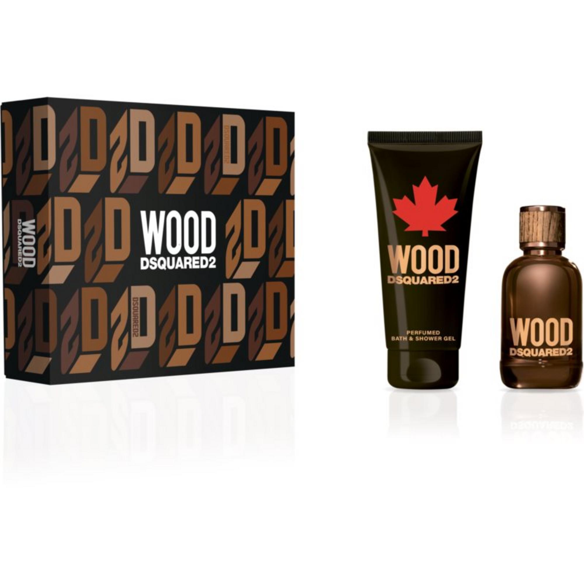 Dsquared2 Lahjapakkaus Wood pour Homme eau de toilette 100 ml ja suihkugeeli 150 ml - 100 ml