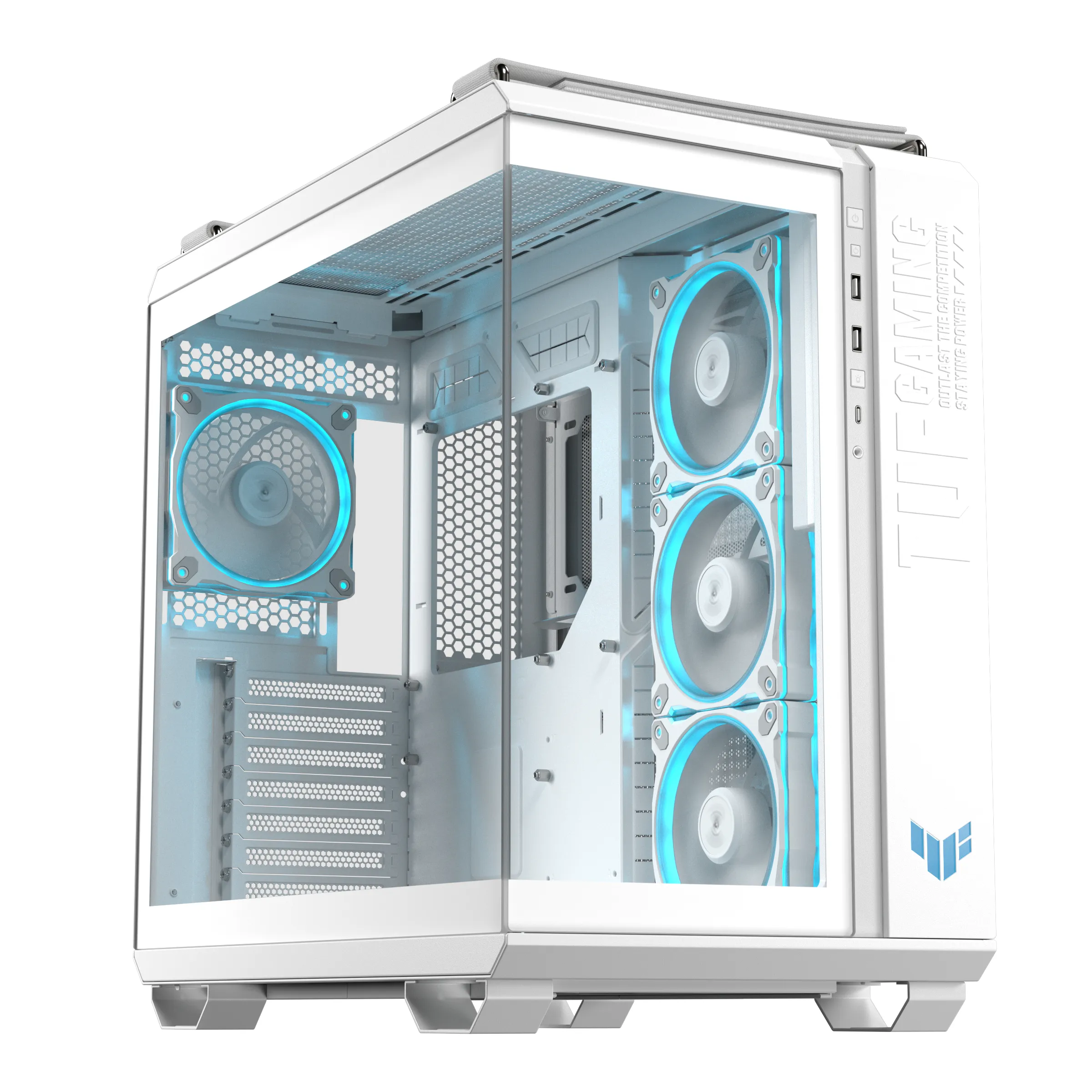 ASUS TUF Gaming GT502 Horizon - Kotelot - Tower - Valkoinen