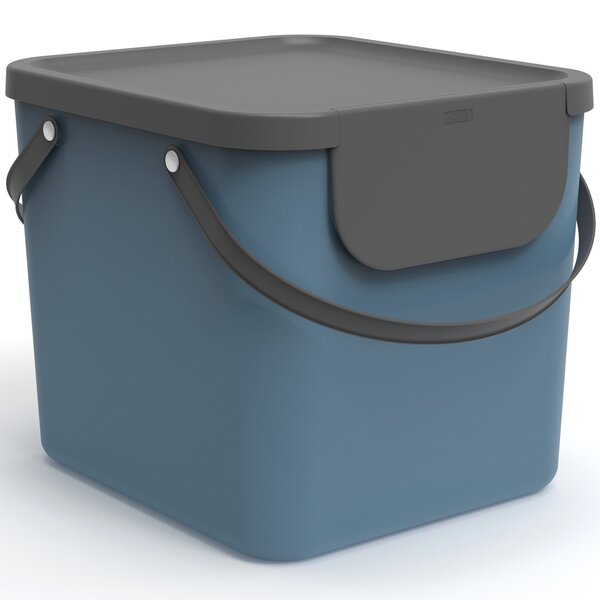 rotho Albula - recycling bin - 40 L - plastic - horizon blue