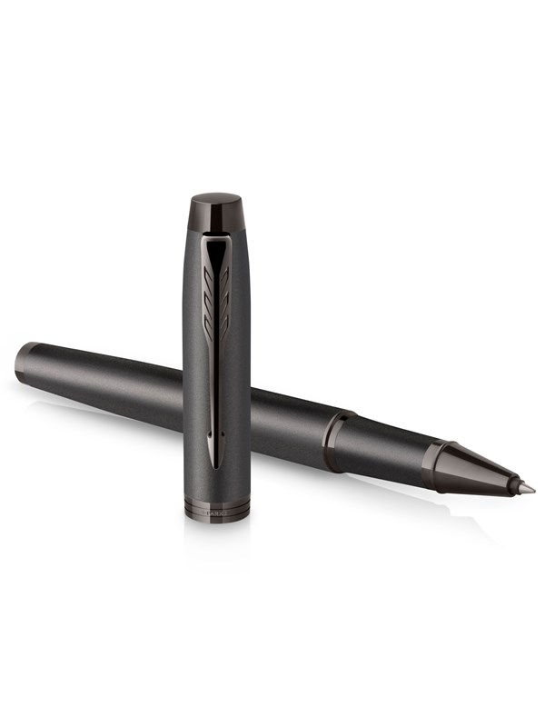 Parker IM Monochrome, Kynä kiertomekanismilla, Ruostumaton teräs, Musta, Ruostumaton teräs, Lakka, Hienojakoinen