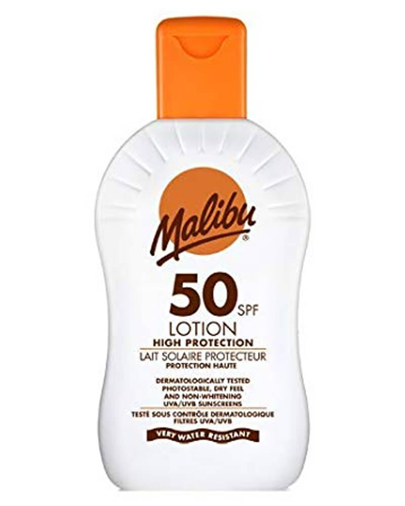 Malibu SPF 50 Korkea Suoja Vedenkestävä Aurinkovoide - 200 ml