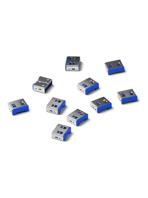 Smartkeeper UL03P1DB Liitännän esto Liitännän esto + avain USB Type-A Sininen muovi 10 kpl (UL03P1DB) (UL03P1DB)